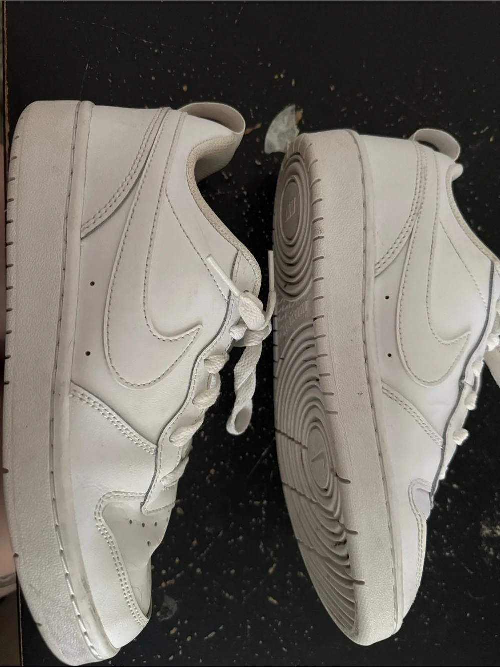 Kids White Nike Sneakers - Classic Low-Top Design